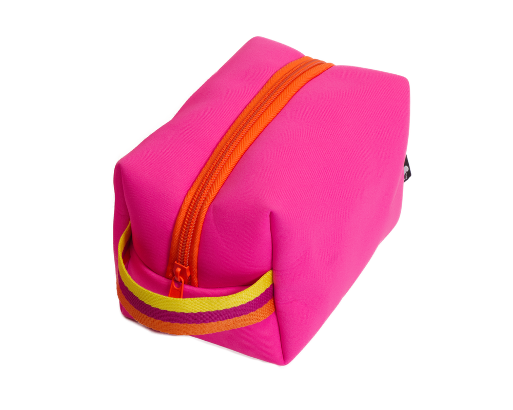 Mini Bobby Bag - Neon Orange / Teal