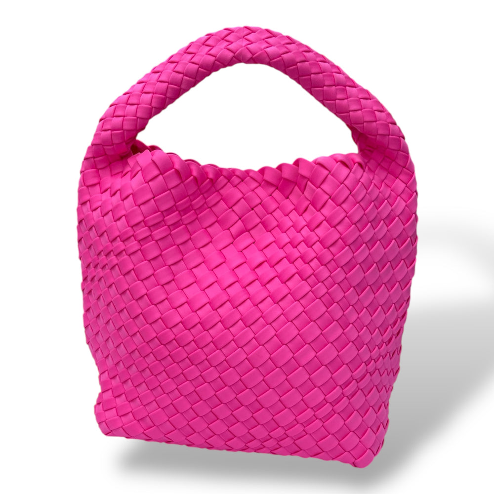 'Victoria' – the petite 2-in-1 tote - Hot Pink
