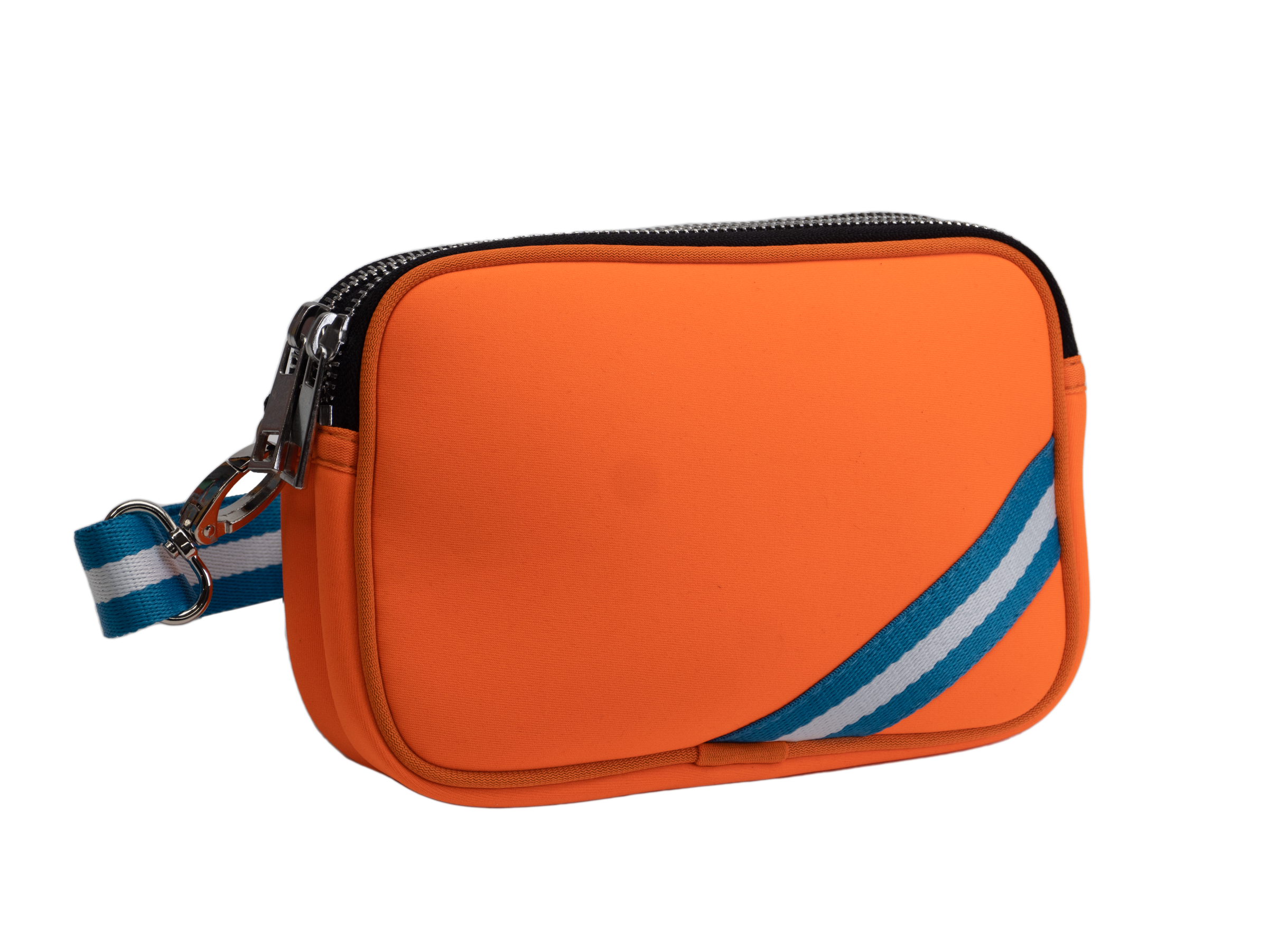 Neoprene Cross Body Bag - Orange