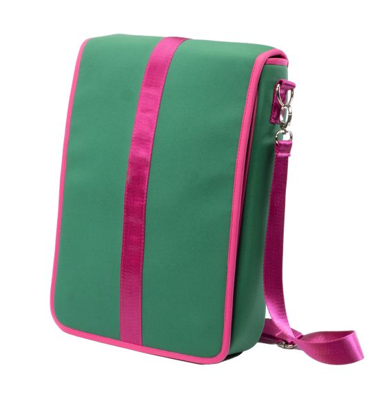 'Sidney' Messenger Bag - Emerald