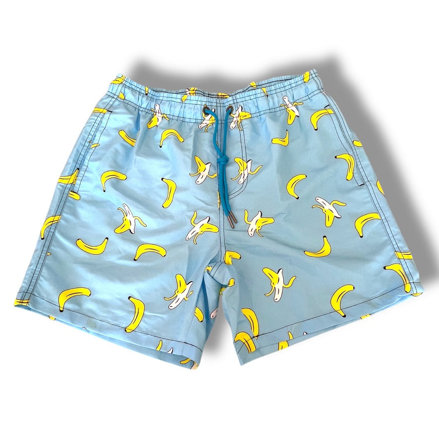 Swim Short - Coral Pink Anchors