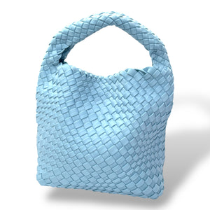 'Victoria' – the petite 2-in-1 tote - Sky Blue