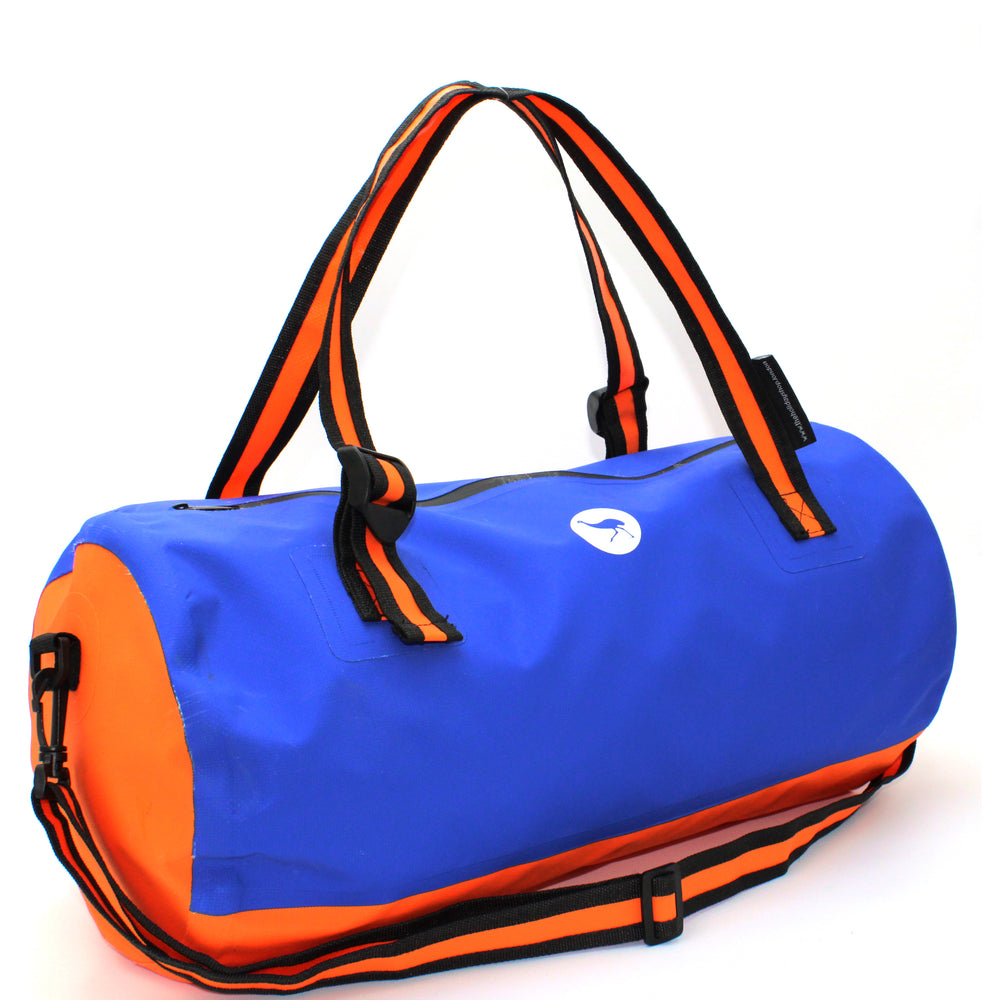 
            
                Load image into Gallery viewer, 20L Dry Bag Duffel - Royal Blue/Orange
            
        