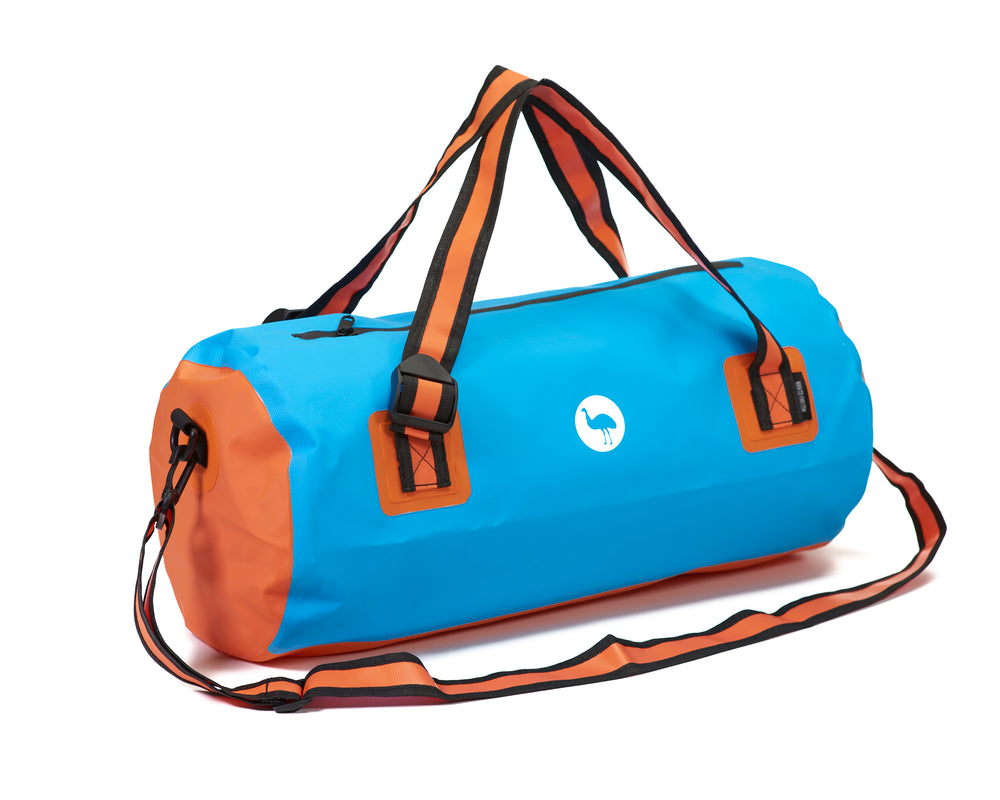 
            
                Load image into Gallery viewer, 40L Dry Bag Duffel - Blue/Orange
            
        