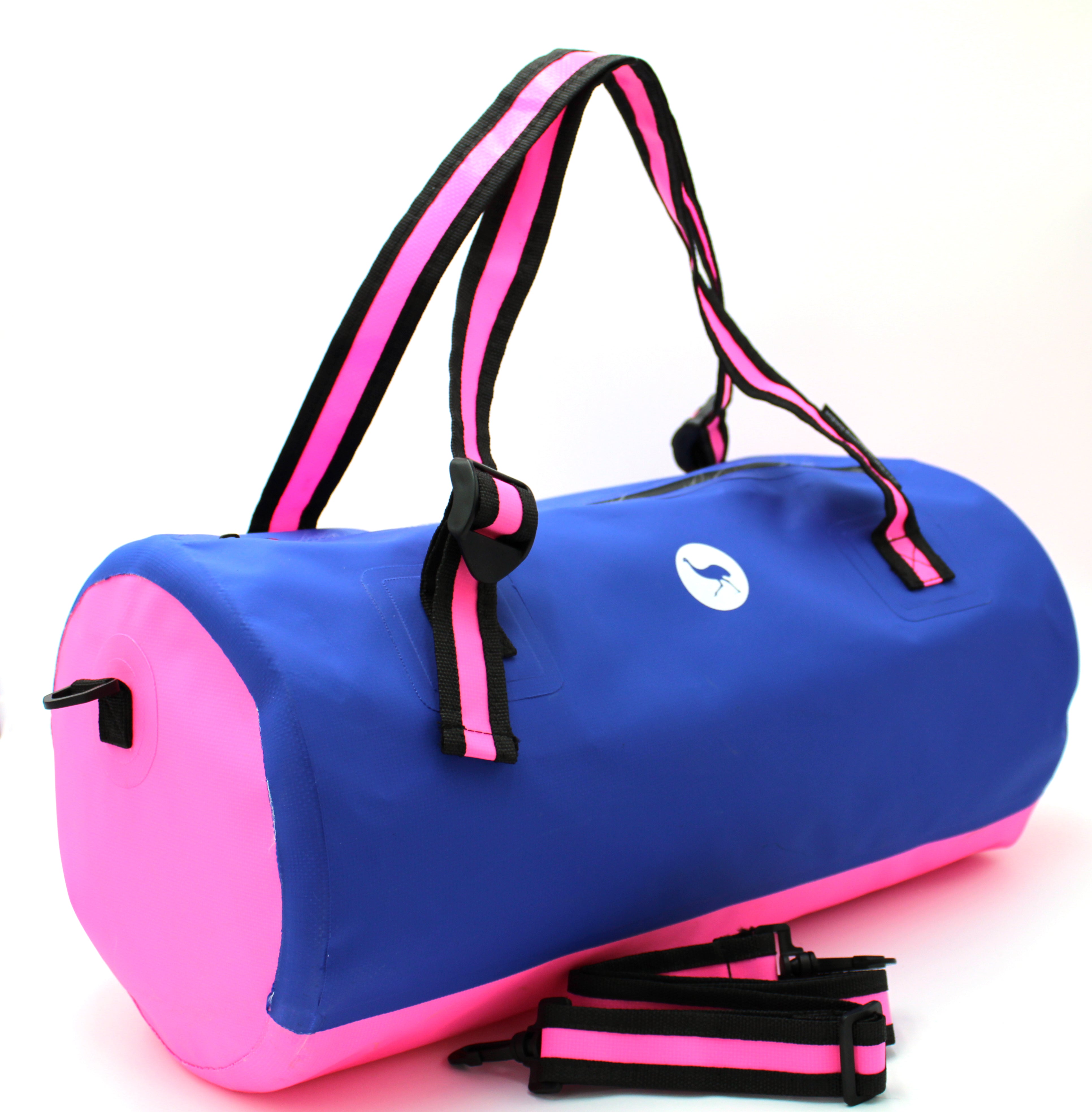 20L Dry Bag Duffel - Royal Blue/Pink