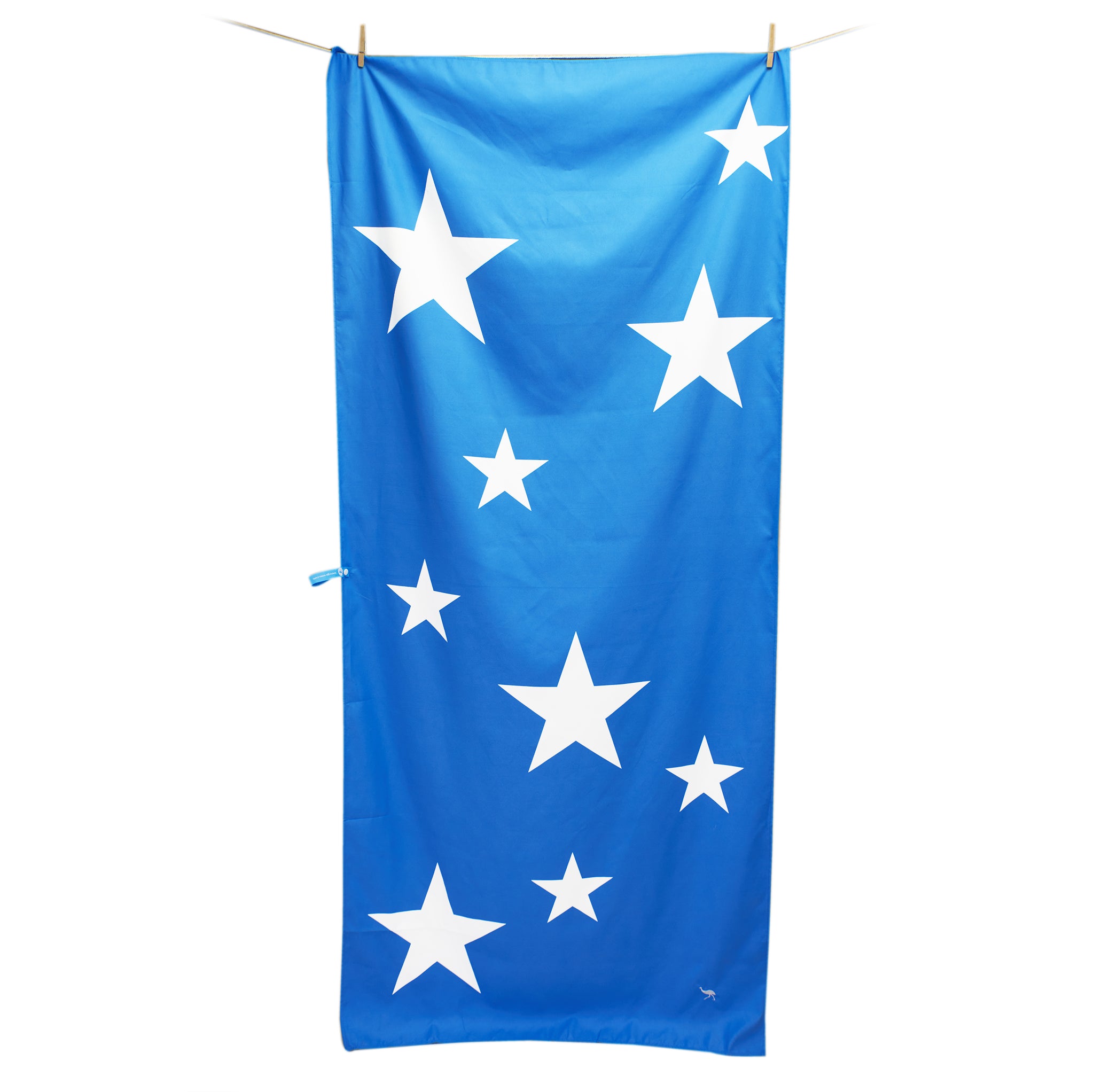 Sustainable Star Towel - Blue