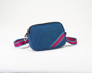 Neoprene Cross Body Bag - Royal Blue